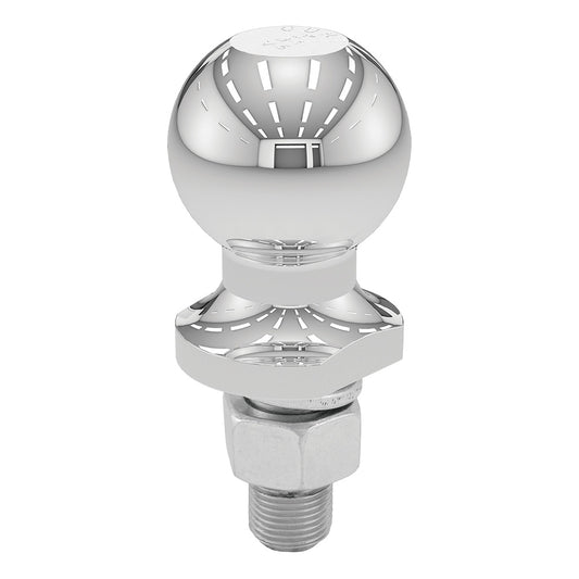 CURT 2" TRAILER BALL - 3/4" X 1-3/4" SHANK - 3,500 LBS. - CHROME