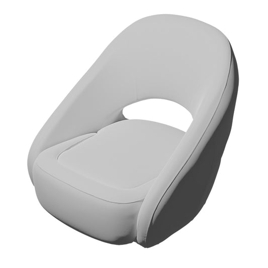 TACO CALADESI SMOOTH BUCKET SEAT - WHITE