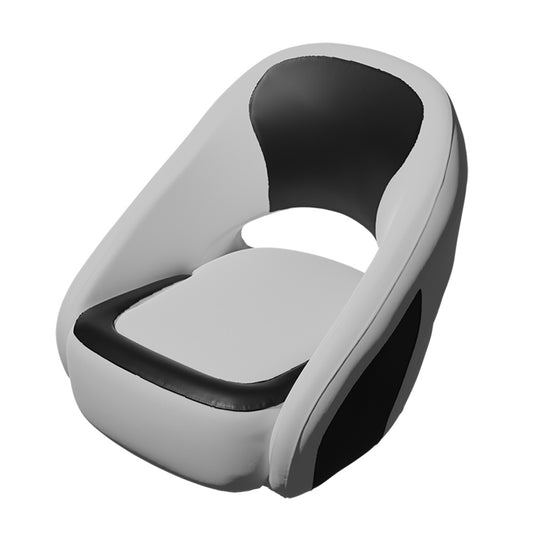 TACO CALADESI SMOOTH BUCKET SEAT - WHITE/BLACK