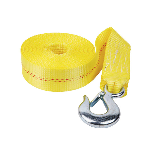 FULTON TRAILER WINCH ACCESSORY, STRAP W/HOOK - 2" X 20'