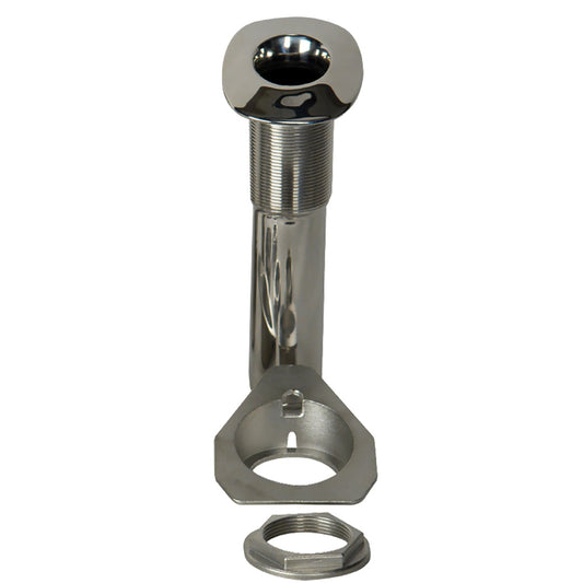 C.E. SMITH 70 SERIES SCREWLESS FLUSH MOUNT ROD HOLDER - 15 DEGREE - STAINLESS STEEL - CAST BOTTOM - BLACK LINER - BOXED