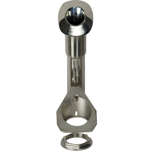 C.E. SMITH 70 SERIES SCREWLESS FLUSH MOUNT ROD HOLDER - 30 DEGREE - STAINLESS STEEL - CAST BOTTOM - BLACK LINER - BOXED