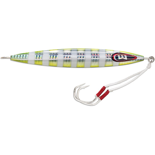 WILLIAMSON KENSAKI 220 JIG - 6.75" - 7-3/4OZ - CHARTREUSE BLINK
