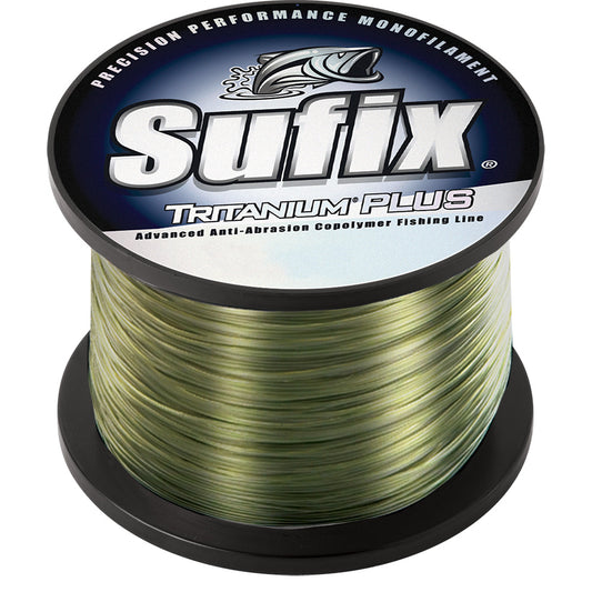 SUFIX TRITANUM PLUS&TRADE; - 8LB - DARK GREEN - 1720 YDS