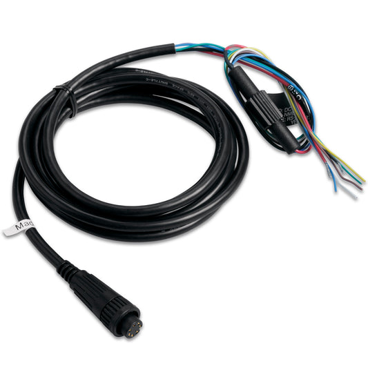 GARMIN POWER/DATA CABLE - BARE WIRES F/FISHFINDER 320C, GPS SERIES & GPSMAP&REG; SERIES
