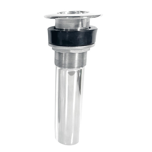 TIGRESS 9" 0-DEGREE ROD HOLDER - SCREWLESS - STAINLESS STEEL
