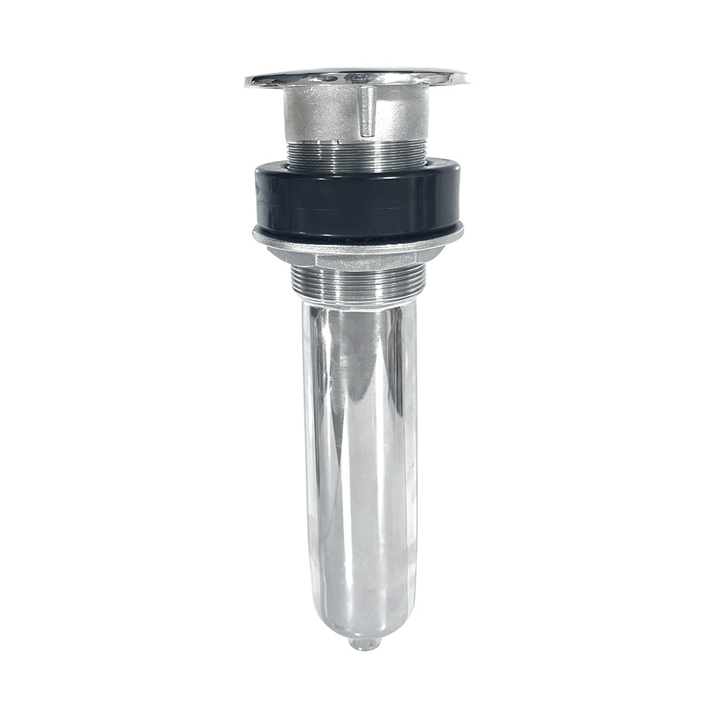 TIGRESS 10.5" 0-DEGREE SWIVEL ROD HOLDER - SCREWLESS - STAINLESS STEEL