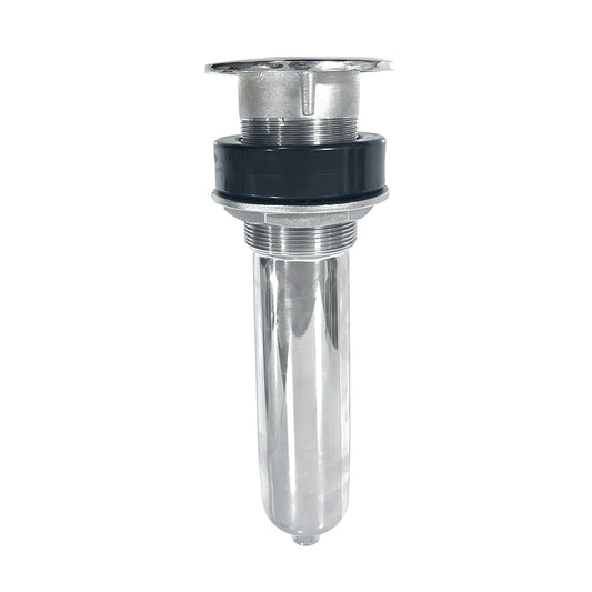 TIGRESS 10.5" 0-DEGREE SWIVEL ROD HOLDER - SCREWLESS - STAINLESS STEEL
