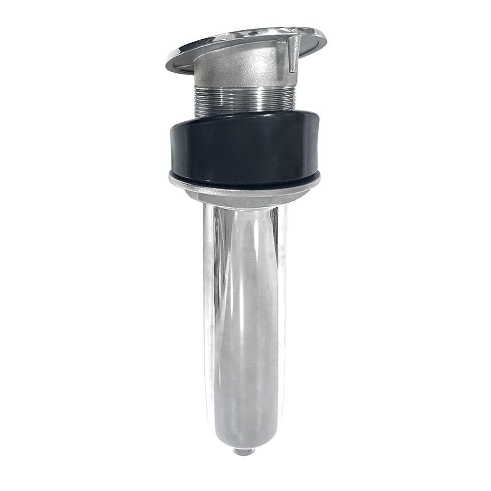 TIGRESS 10.5" 15-DEGREE SWIVEL ROD HOLDER - SCREWLESS - STAINLESS STEEL