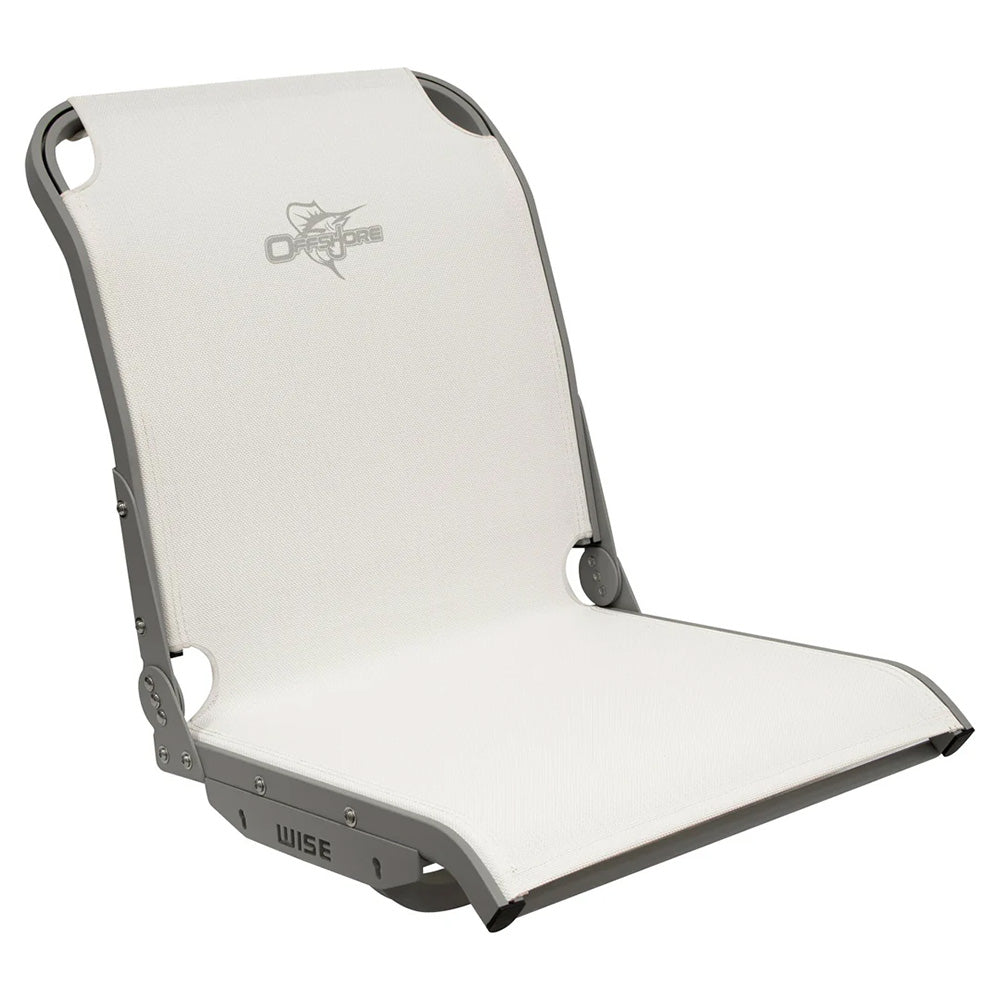 WISE 3374 AERO X&TRADE; COOL-RIDE MESH MID-BACK BOAT SEAT - WHITE