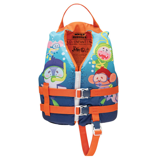 FULL THROTTLE CHILD WATER BUDDIES LIFE VEST - SHARK - 30-50LBS TYPE III