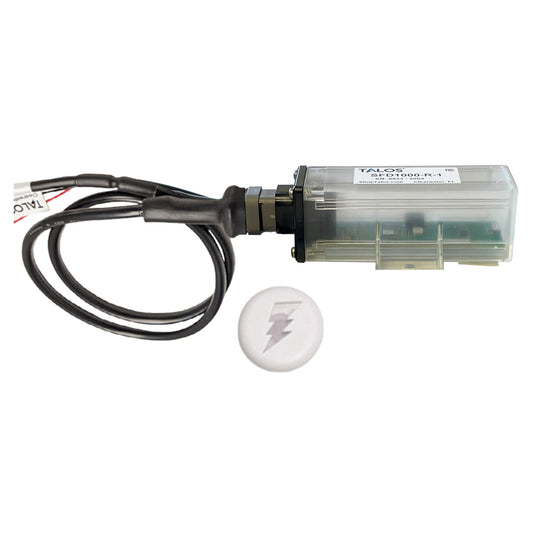 TALOS REMOTE HOUSING LIGHTNING DETECTION SYSTEM W/20' CABLE - WHITE ROUND INDICATOR W/TRANSLUCENT HOUSING