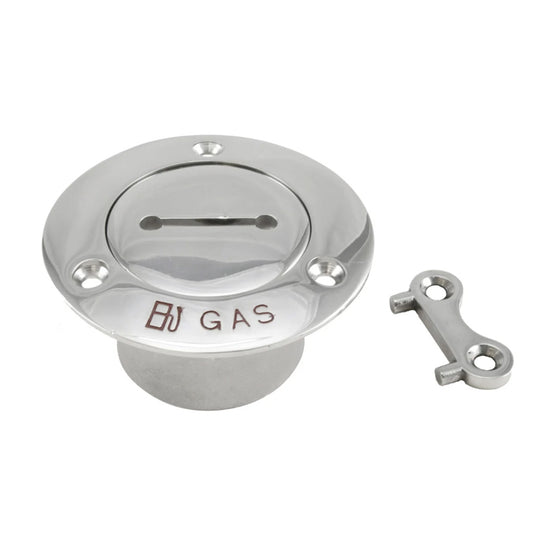 WHITECAP PIPE DECK FILL W/KEY - 2" PIPE (GAS)