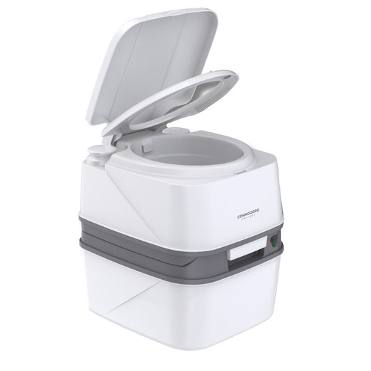 COMMODORE PREMIUM PORTABLE TRAVEL TOILET - INJECTION MOLDED - 18L/4.75 GALLON