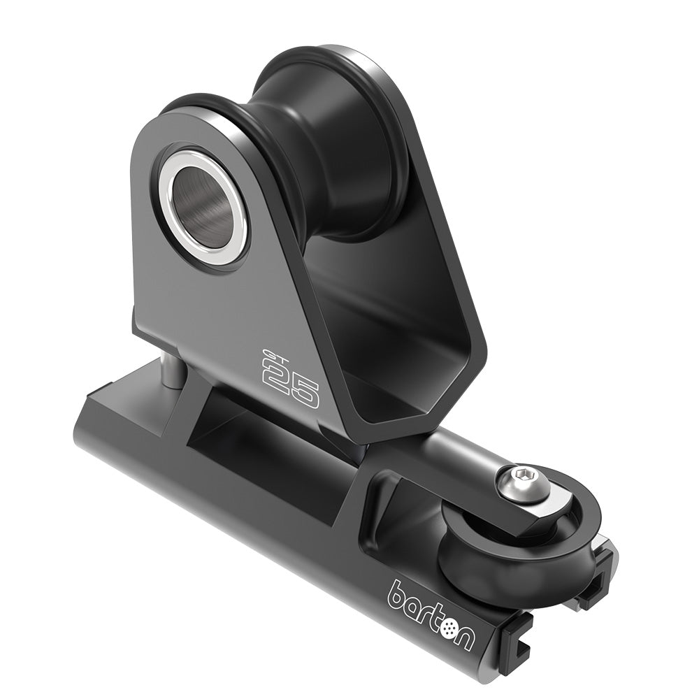BARTON 25MM TOWABLE GENOA CAR 2:1 PURCHASE - BLACK
