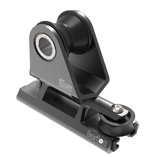 BARTON 25MM TOWABLE GENOA CAR 2:1 PURCHASE - BLACK