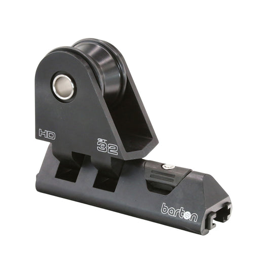 BARTON 32MM HD PIN GENOA CAR HEAVY DUTY W/PLUNGER STOP - BLACK