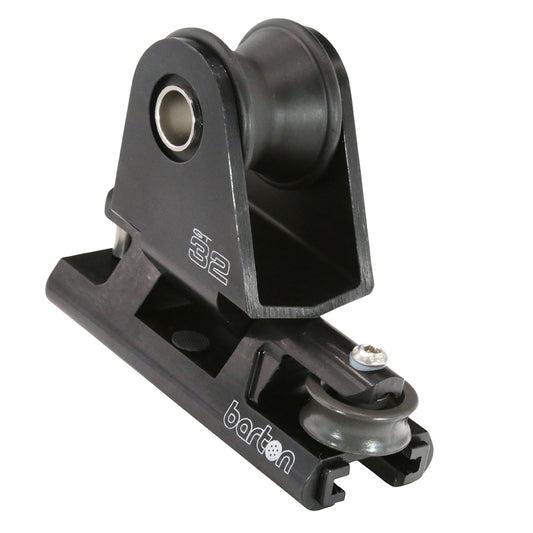 BARTON 32MM TOWABLE GENOA CAR 2:1 PURCHASE - BLACK