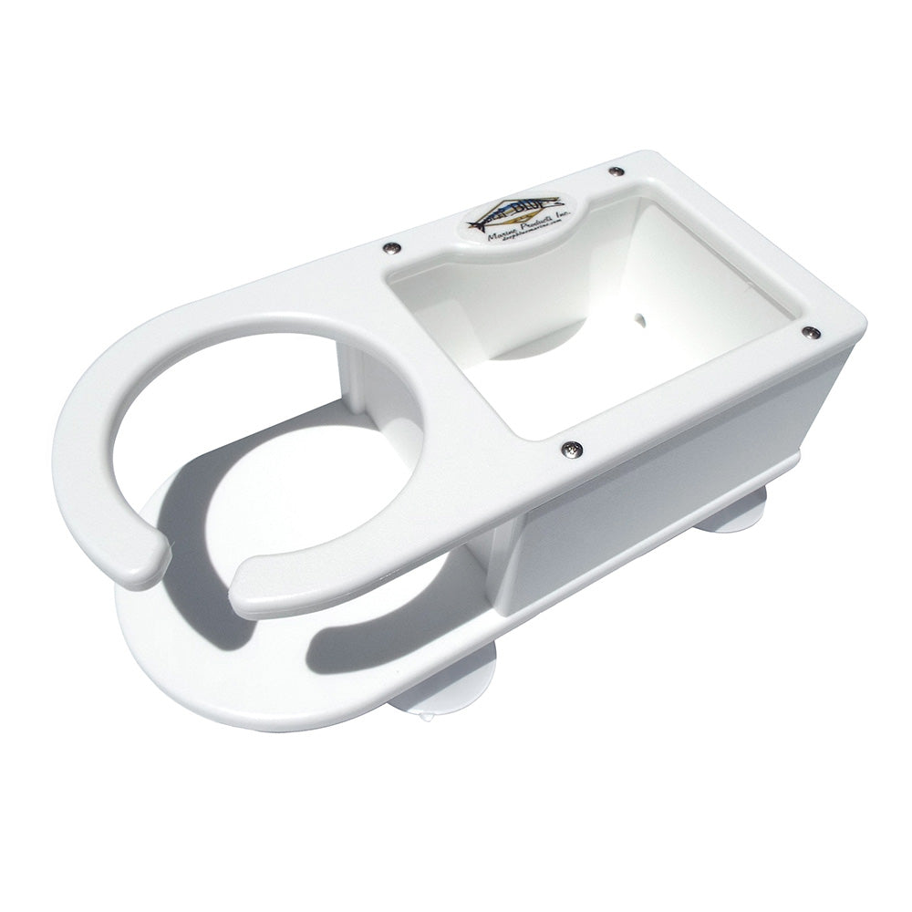 DEEP BLUE MARINE MB-1 SINGLE CUP HOLDER W/STORAGE