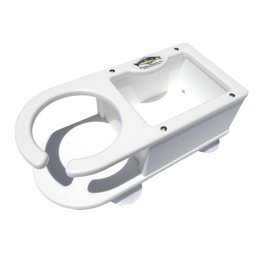 DEEP BLUE MARINE MB-1 SINGLE CUP HOLDER W/STORAGE