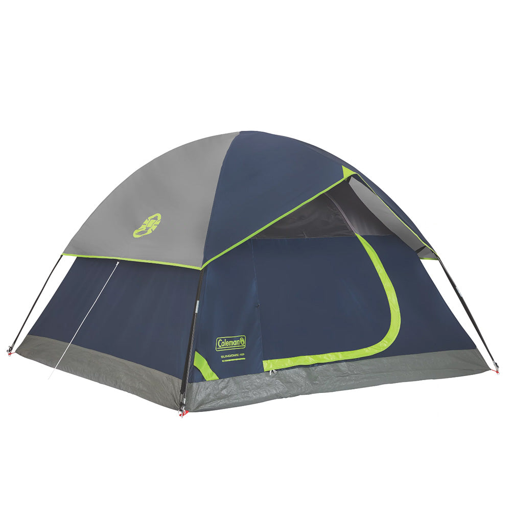 COLEMAN SUNDOME 4-PERSON CAMPING TENT - NAVY