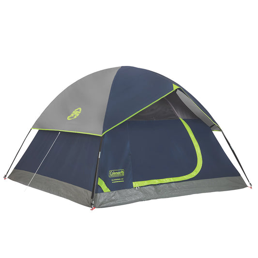 COLEMAN SUNDOME 4-PERSON CAMPING TENT - NAVY