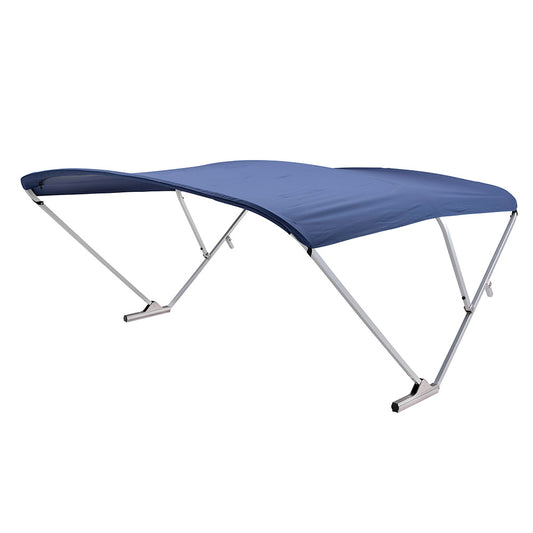 SURESHADE POWER BIMINI - CLEAR ANODIZED FRAME - NAVY CANVAS