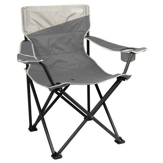 COLEMAN BIG &AMP; TALL QUAD CAMPING CHAIR - GREY