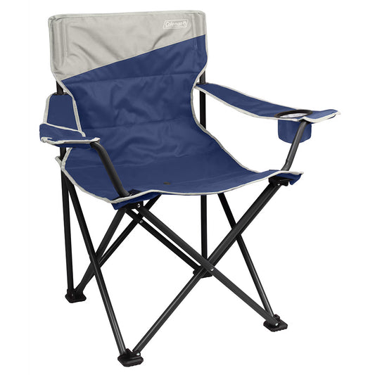 COLEMAN BIG &AMP; TALL QUAD CAMPING CHAIR - SKYFALL BLUE