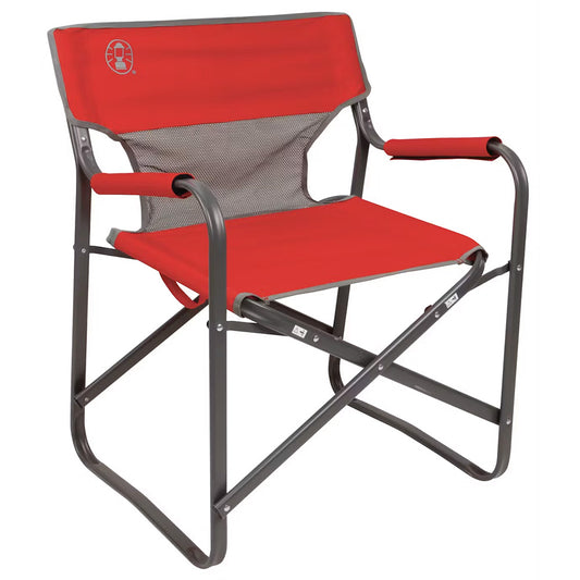 COLEMAN OUTPOST&TRADE; BREEZE DECK CHAIR - RED