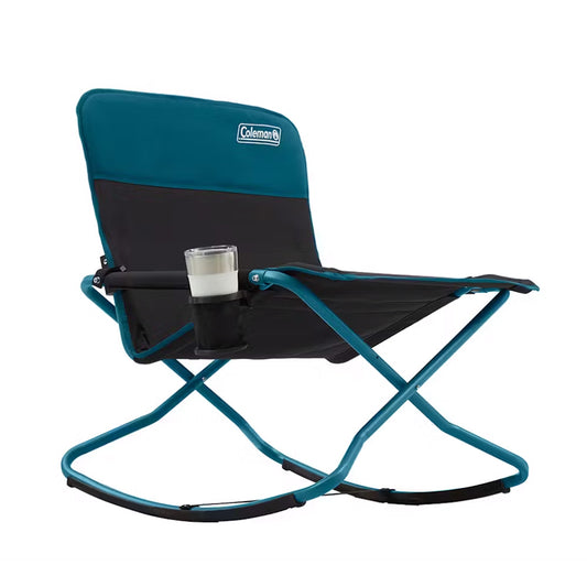 COLEMAN CROSS ROCKER OUTDOOR ROCKING CHAIR - OCEAN