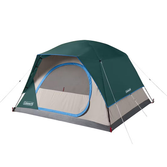 COLEMAN 4-PERSON SKYDOME&TRADE; CAMPING TENT - EVERGREEN