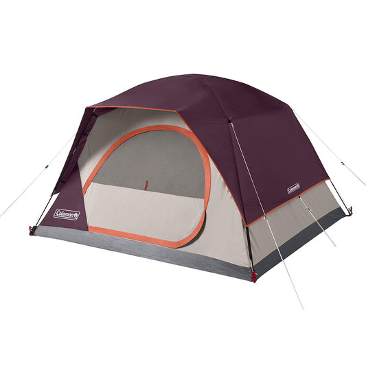COLEMAN 4-PERSON SKYDOME&TRADE; CAMPING TENT - BLACKBERRY