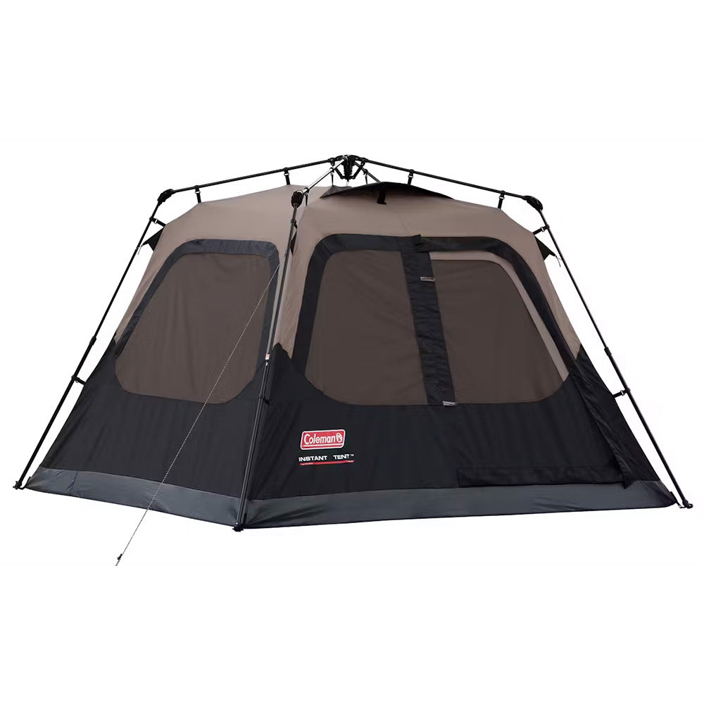 COLEMAN 4-PERSON CABIN CAMPING TENT W/INSTANT SETUP - BLACK