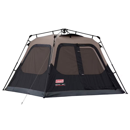 COLEMAN 4-PERSON CABIN CAMPING TENT W/INSTANT SETUP - BLACK