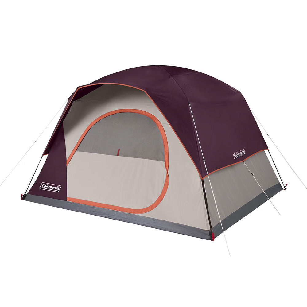 COLEMAN 6-PERSON SKYDOME&TRADE; CAMPING TENT - BLACKBERRY