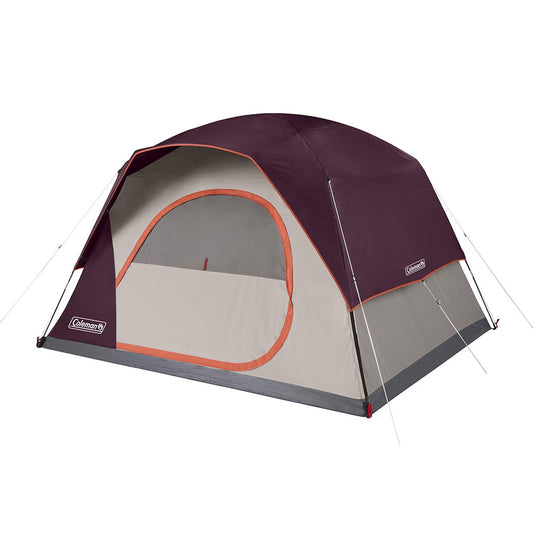 COLEMAN 6-PERSON SKYDOME&TRADE; CAMPING TENT - BLACKBERRY