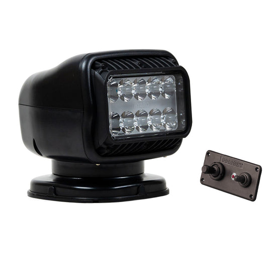 GOLIGHT GT SERIES LED HYBRID LIGHT PERMANENT MOUNT W/HARDWIRED DASH MOUNT REMOTE - 12V - BLACK