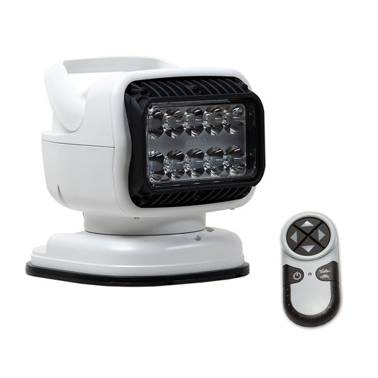 GOLIGHT GT SERIES LED HYBRID PORTABLE LIGHT W/MAGNETIC SHOE MOUNT HANDHELD WIRELESS REMOTE - 12V - WHITE
