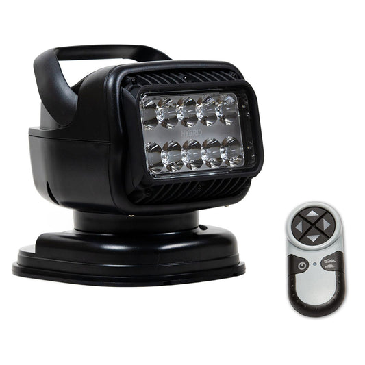 GOLIGHT GT SERIES LED HYBRID PORTABLE LIGHT W/MAGNETIC SHOE MOUNT HANDHELD WIRELESS REMOTE - 12V - BLACK