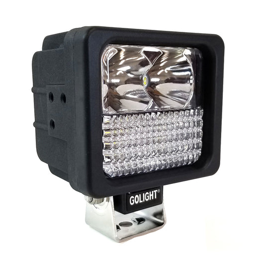GOLIGHT GXL LED HYBRID WORK SERIES LIGHT FIXED MOUNT W/NO REMOTE - 12V - BLACK