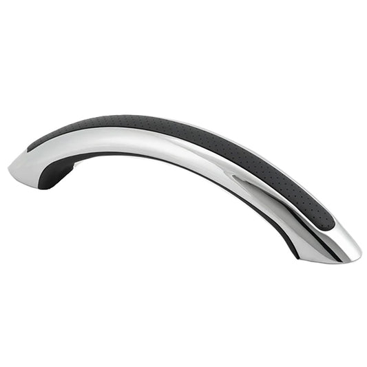 WHITECAP 9" STAINLESS STEEL GRAB HANDLE WITH UV-RESISTANT BLACK VINYL INLAY