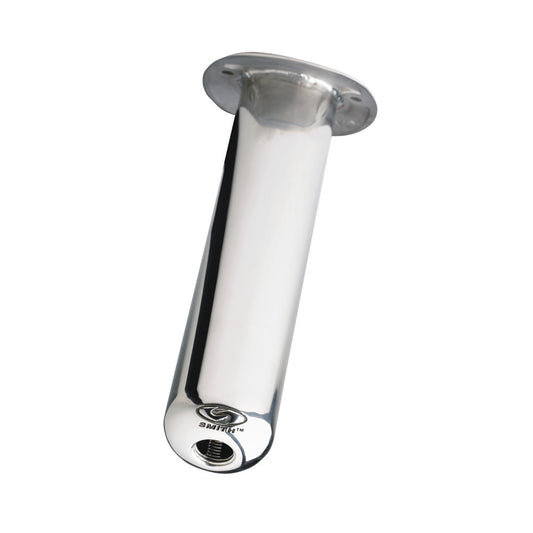 C.E. SMITH FLUSH MOUNT ROD HOLDER - 15 DEGREE 10.5" DEEP