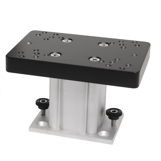 CANNON ALUMINUM FIXED BASE DOWNRIGGER PEDESTAL - 4"