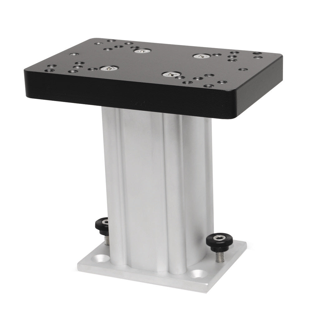 CANNON ALUMINUM FIXED BASE DOWNRIGGER PEDESTAL - 6"