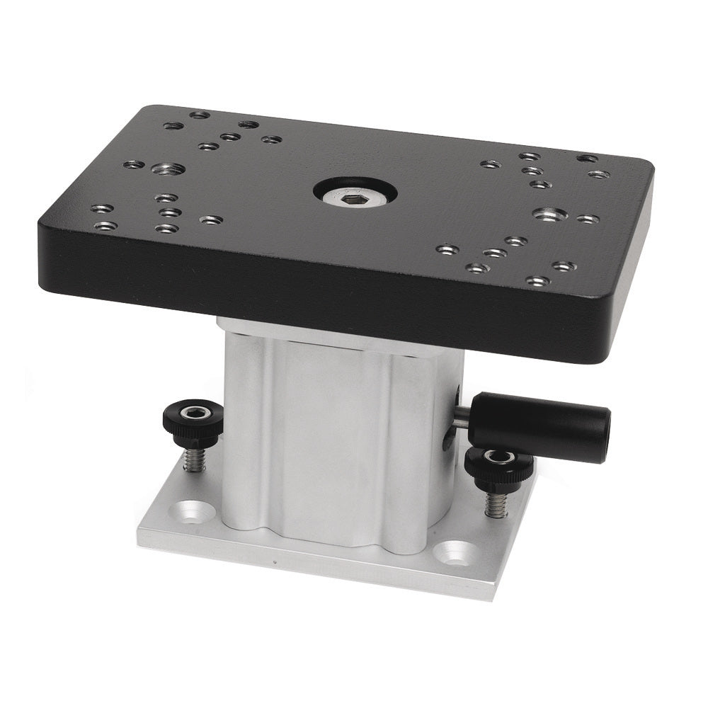 CANNON ALUMINUM SWIVEL BASE DOWNRIGGER PEDESTAL - 4"
