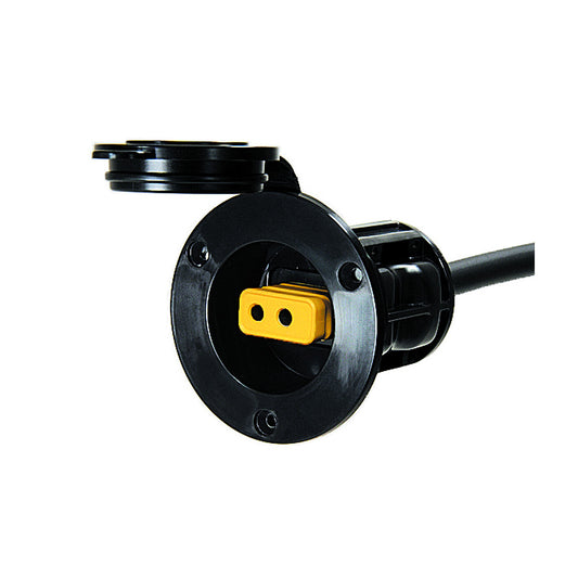CANNON FLUSH MOUNT POWER PORT - BLACK