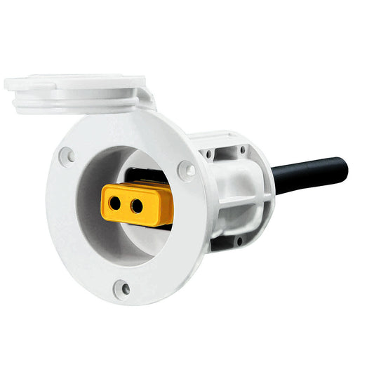 CANNON FLUSH MOUNT POWER PORT - WHITE
