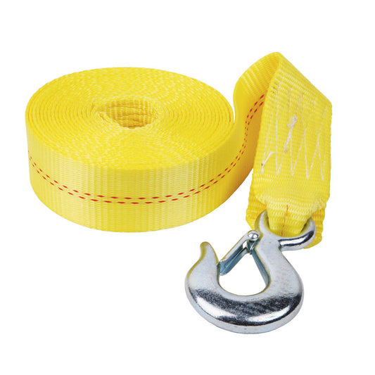 FULTON 2" X 20' HEAVY DUTY WINCH STRAP AND HOOK - 4,000 LBS. MAX LOAD
