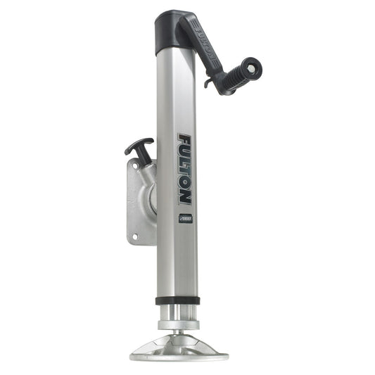 FULTON F2 TRAILER JACK BOLT-ON 2,000 LBS. LIFT CAPACITY ADJUSTABLE SWIVEL W/FOOTPLATE